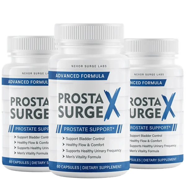 Three bottles of Prosta Surge X
