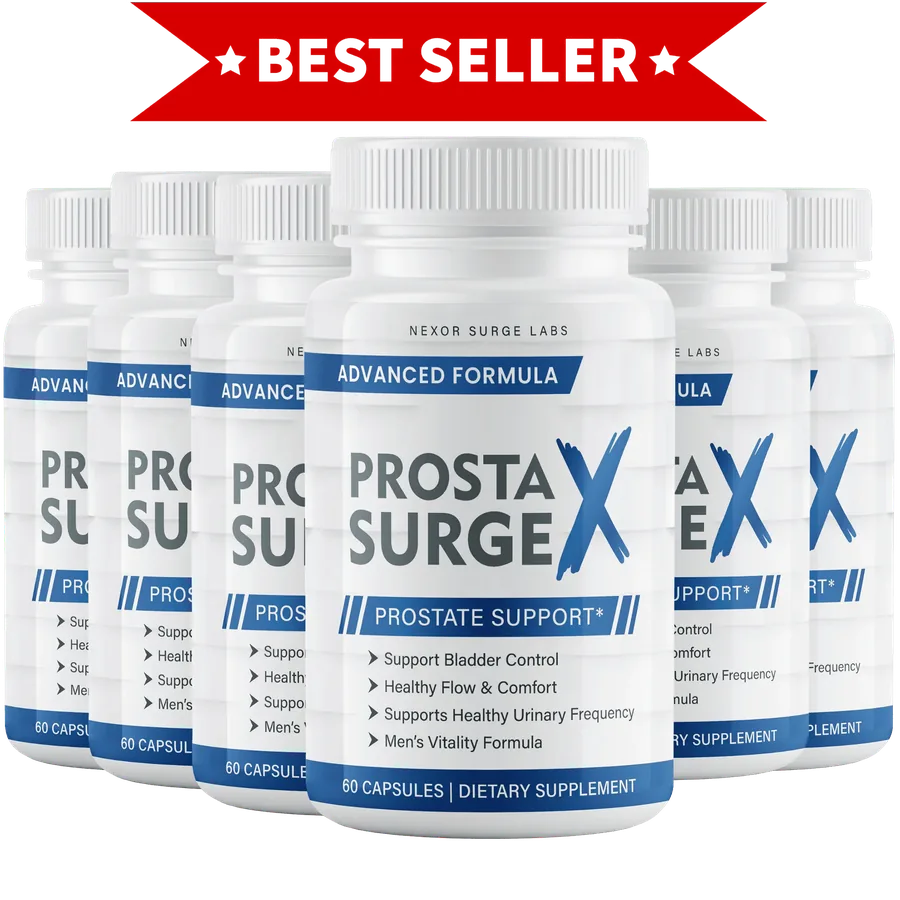 Six bottles of Prosta Surge X, 5 plus 1 free